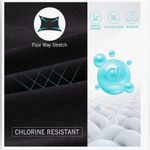 Baleaf Athletic Training Adj Strap One Piece Swimsuit Army Green 36/Medium M NWT Photo 4