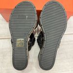 exe Ipanema Black Woven Faux Leather Wedge Heel Platform Sandals Y2K Style NEW Size 5.5 Photo 8