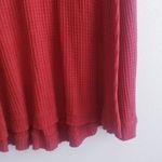 Anthropologie  Meadow Rue Angel Burnout Waffle Knit Crow Neckline Blouse Photo 4