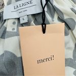 La Ligne silk imogen midi dress NEW Black Size L Photo 4