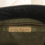 Carla Mancini purse Olive green silver hardware like new Photo 7