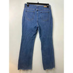 Cello  Split Hem Frayed Denim Jeans Size 13 Blue Seam Trendy Photo 1