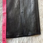 Rag and Bone  JEAN evelyn Lamb Leather Skinny Leg Pants front slits 24 Photo 4