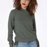 Bobi  black cinched side hoodie Photo 0