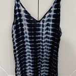 SheIn  Blue Tie Dye Mini Loose Fitting Dress Photo 0