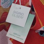 Sigrid Olsen  Colorful Floral Linen Dress NWT XS Colorful Linen Dress Photo 8