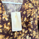 Doen NEW Sheila Top in Fern Grove Floral Orange Size XS Photo 5