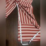 Amanda Uprichard Striped Halter Wide Leg Jumpsuit Sz S ASO Juliette Porter Photo 6