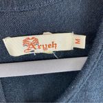 Aryeh  Black White Short Cap Sleeve Round Neck Fit & Flare Sweater Dress Size M Photo 5