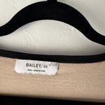 Bailey 44 Sweater Y2k Small Black Beige Striped Textured Knit Going‎ Out Top Photo 3