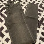 Gap Mid Rise Dark Grey Skinny Jeans Photo 4