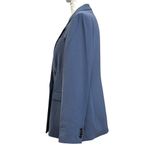 Madewell  Rosedale Blazer Women’s 8 Blue Double Breasted Jacket Photo 3