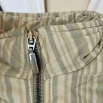 Barbour Vtg  Cream + green quilted jacket Photo 3