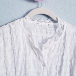 Baltic Born  Zara White Lace Button Down Blouse Photo 3