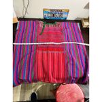 Vintage Guatemalan Huipil Tunic Top Bright Hand Photo 3