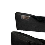 Flojos Olivia Wedge Sandals Flip Flops Black Heart SZ 6 Rhinestone Embellished Photo 6