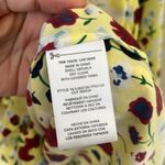 Equipment  yellow floral silk blouse Photo 10