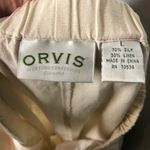 Orvis  off white silk & linen blend modest skirt Photo 3