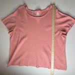 Talbots  Woman Knit Short Sleeve Sweater Size 3X‎ Pink Back Bow Preppy Feminine Photo 6