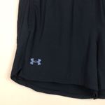 Under Armour HeatGear Women's Fitted Black Lined Athletic Gym Workout Shorts Photo 1