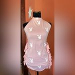 Playboy NWT-Reworked Misguided X  tie back mini dress Photo 1