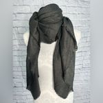 Max Studio  gray square blanket scarf new Photo 4