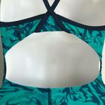 Sporti Light Wave Thin Strap One Piece Swimsuit Size 32 Green Photo 6