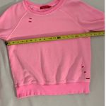 n:philanthropy  distressed pink sweatshirt size small Photo 5