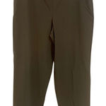 Talbots  size 12 stretch tan zip side dress pants Photo 0