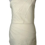 Michael Costello  x Revolve ivory one-shoulder mini dress size M Photo 0