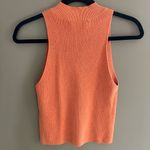 frame denim  Orange Sleeveless Tank Top Photo 4