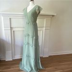 Revelry Formal Dress 8 Amelia Green Sage Bridesmaid Gown Prom Long Boho Fairy Photo 12