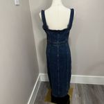 Madewell  Denim Covered-Button Dress Size 8 Photo 2
