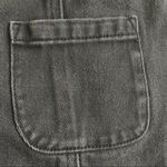 Brandy Melville  Women's Black Patch Pocket Snap Button Jean Mini Skirt Size 27 Photo 5