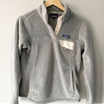Patagonia Snap T Retool Fleece Gray Pullover Jacket Soft Cozy Outdoor Gorp Small Photo 0