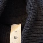 Lululemon Cropped Black Merino Wool Blend Sweater Mock Turtleneck Size 0 Photo 4