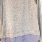 Gypsies & Moondust  Gray and Blue Ruffle Sleeve Top, EUC, Size Small Photo 8