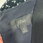 J.Crew EUC Going Places Tweed Dress Black and White Polka Dot Cap Sleeve Sz 8 Photo 4