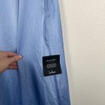 Lulus  Invitation Satin Cowl‎ Neck Maxi Dress Blue Sz M NWT Photo 6