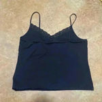 Vintage Y2K Women Black Babydoll Spaghetti Strap Whimsygoth Cami Top Embellished Size L Photo 4