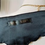 Vintage Glass Bead Satin Black Waist Belt Photo 7