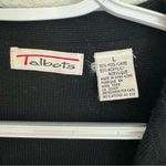 Talbots Vintage  Double Breasted Gold Buttons Black Cropped Blazer Jacket Size L Photo 1