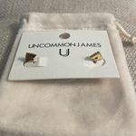 Uncommon James  Arrow Gold Stud Earrings Photo 2