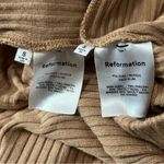 Reformation  Jeans Size S Marble Tan 2 Two Piece Ribbed Wesley T-Shirt Short Set Photo 6