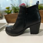 Top Moda  Bianca Black Lug Ankle Booties Sz 8.5 Photo 8
