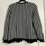 Ralph Lauren striped fringe knit cardigan Photo 6