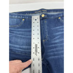 Michael Kors Womans  Izzy Skinny Pullon Blue Jeans Size 16 Ankle Photo 6