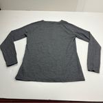 Meriwool Layers Womens Large 190g Grey Gray Wool Long Sleeve Henley Shirt *FLAW Photo 13