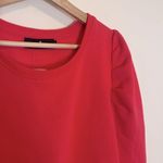 NWOT Pomander Place Pink Puff Sleeve Sweatshirt Photo 4