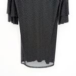 Allison Brittney Retro Rockabilly Polka Dot Knee Length Dress Black White Large Photo 5